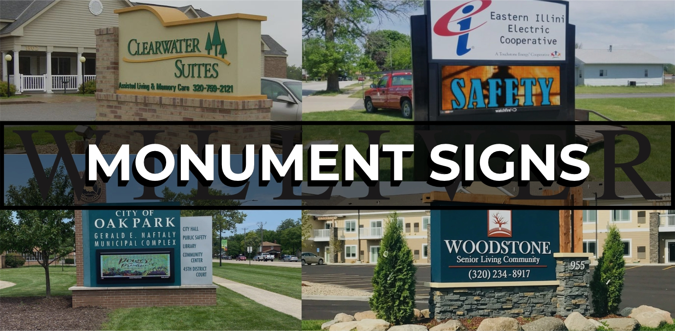 Non-illuminated Monument Signs